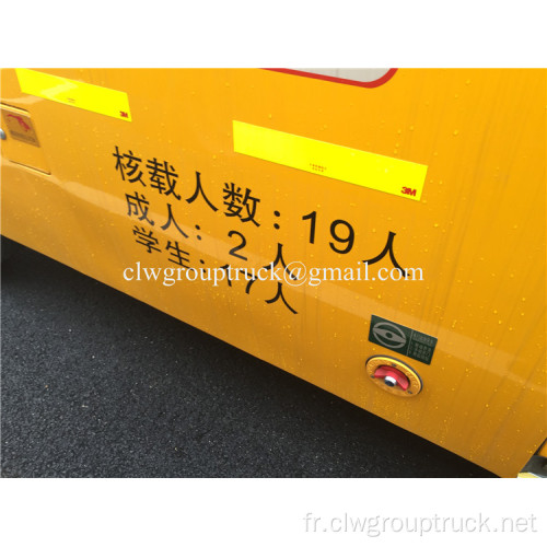 ChuFeng 17 autobus scolaire des élèves du primaire